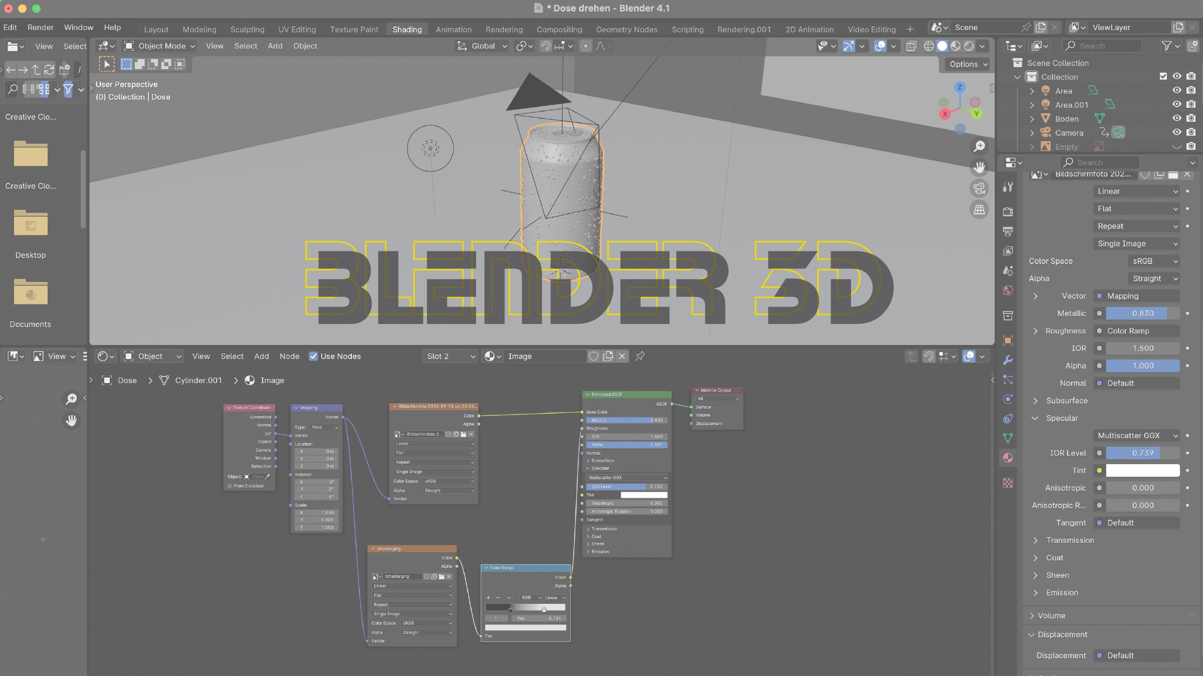 Erste Erfahrungen mit Blender 3D