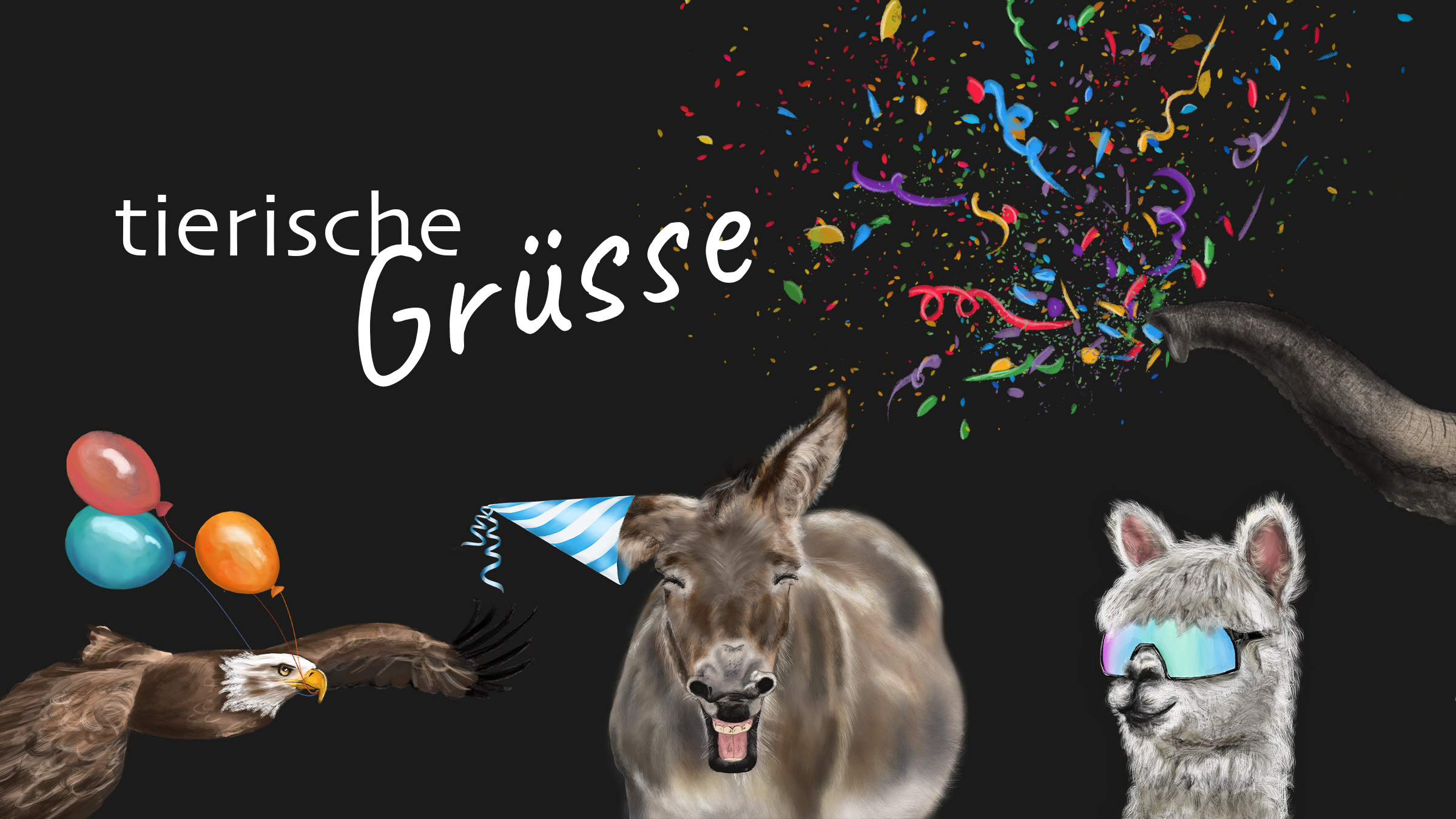 Tierische Geburtstagsgrüsse